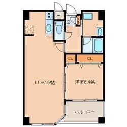 丸の内駅 徒歩8分 8階の物件間取画像